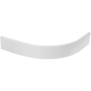 Plieger Kwadrant kunststof paneel voor douchebak kwartrond 90x90x18,5cm wit 0942120