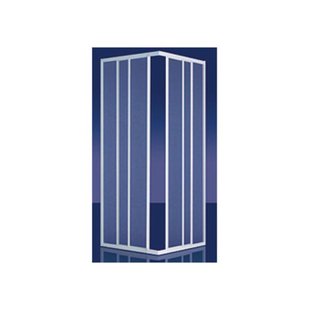 Plieger Economy douchecabine hoekinstap 90x90x185cm wit profiel 4283002