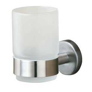 Tiger Boston Bekerhouder - met glas - geborsteld RVS/mat glas CO307630946