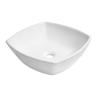 BRAUER Peak waskom - 41 keramiek - hoogglans wit WK-PE41HW