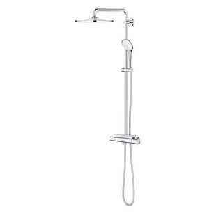 GROHE Euphoria Regendoucheset Opbouw - hoofddouche 31cm - massage handdouche rond - chroom 26075001