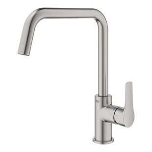 GROHE Eurosmart Keukenkraan - hoog - draaibare uitloop - rvs look 30567dc0