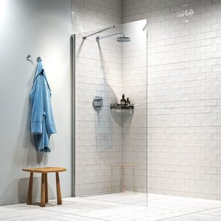 Sealskin Hooked inloopdouche 90x200cm 6mm veiligheidsglas chroom CCXA30906265100