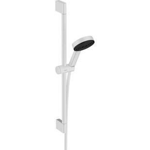 Hansgrohe Pulsify Select glijstangset 3jet Relaxation EcoSmart 10.5cm met glijstang 65 cm Mat Wit 24161700