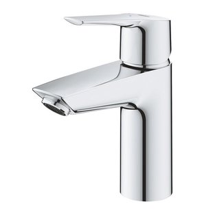 Grohe Start QuickFix Wastafelmengkraan - opbouw - 10.9cm uitloop - S-size - push to open waste - chroom 23551002