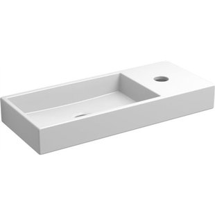 Clou Mini Wash Me fontein 45x19cm kraangat rechts Keramiek Wit CL/03.03136