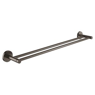 GROHE Essentials Handdoekhouder - 60cm - dubbel - brushed hard graphite 40802al1