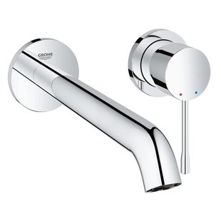 GROHE Essence New Wastafelkraan Inbouw - uitloop 23cm - L size - zonder waste - chroom 19967001