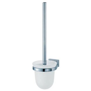 Geesa Hotel Toiletborstel met houder Chroom (witte borstelkop) 917010