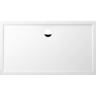 Villeroy & Boch Futurion Flat douchebak - quaryl rechthoekig 160x90x2,5cm - wit udq1690ffl2v-01