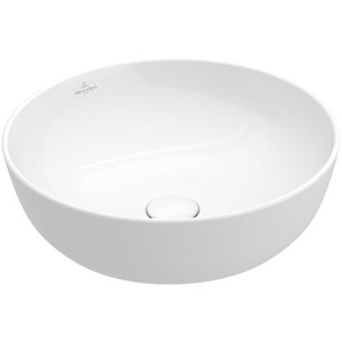 Villeroy & Boch Artis opzetwastafel - rond Ø43cm - zonder overloop wit 41794301