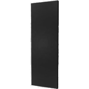 Plieger Perugia designradiator verticaal middenaansluiting 1806x456mm 802W zwart grafiet (black graphite) 7252820
