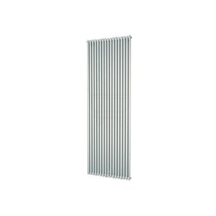 Plieger Venezia M designradiator enkel verticaal met middenaansluiting 1970x532mm 1417W wit 7253069