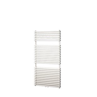Plieger Florian Nxt M designradiator dubbel horizontaal met middenaansluiting 1216x600mm 980W wit 7255226