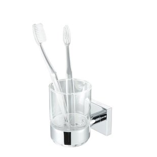 Geesa Nelio Glashouder met glas Chroom 916802-02