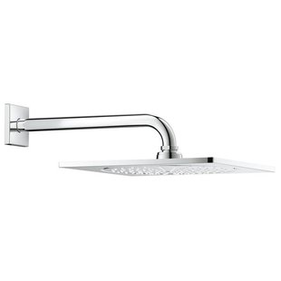 GROHE Rainshower F-series 10 Hoofddouche - 25.4x25.4cm - 1 straalsoort - wandarm 28.6cm - chroom 26070000