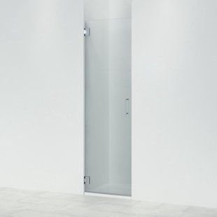 Marenza Neptune Douchedeur - 60x200cm - profielloos - veiligheidsglas - anti kalk - chroom SW1122545/SW1122560