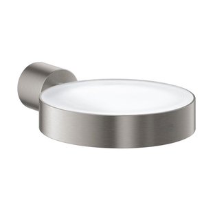 GROHE Atrio Bekerhouder - 5.6x10.2x3.5cm - zonder glas - supersteel 40305DC3 GROHE Atrio Bekerhouder - 5.6x10.2x3.5cm - zonder glas - supersteel 40305DC3