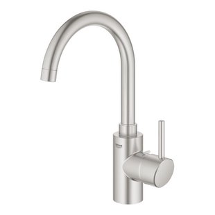 GROHE Concetto Keukenkraan - hoog - draaibare uitloop - supersteel geborsteld 32661dc3