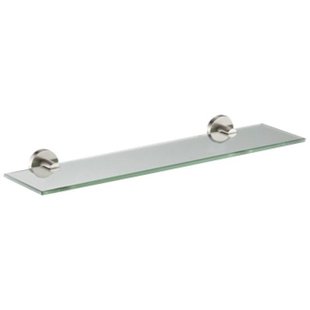 Plieger Vigo planchet glas 52x14.5cm RVS brushed 4784428