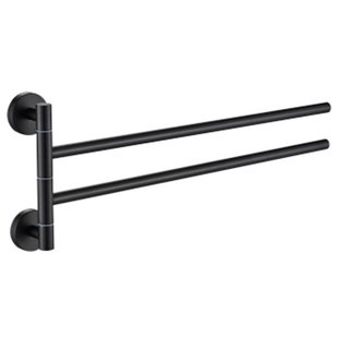 Plieger Vigo handdoekhouder 2-arms zwart 4784432