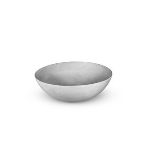 Looox Ceramic raw waskom - 40cm - rond - light grey wwk40lg