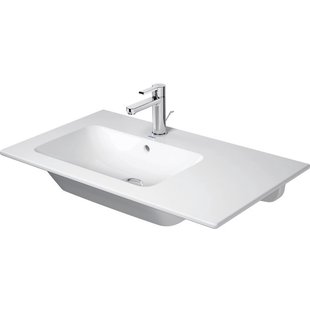 Duravit Me by starck meubelwastafel links zonder kraangat 83 x 49 cm wit 2345830060 Duravit Me by starck meubelwastafel links zonder kraangat 83 x 49 cm wit 2345830060