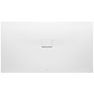 Villeroy & Boch Squaro Infinity kunststof douchebak - quaryl rechthoekig 100x90x4cm - mat wit udq1090sqi2v-rw