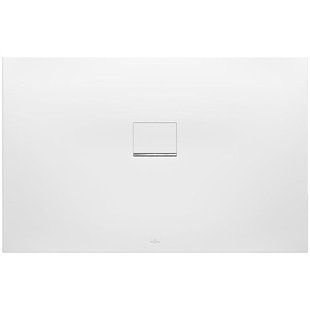 Villeroy & Boch Squaro Infinity kunststof douchebak - quaryl rechthoekig 140x90x4cm - mat wit udq1490sqi2v-rw