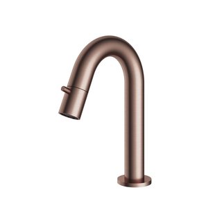 Hotbath Buddy Fonteinkraan - U uitloop 11.8cm - opbouw - PVD geborsteld koper U001BCP