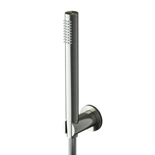 Hotbath Archie wandsteun met gewapende doucheslang 150cm en handdouche AR350 RVS AR443IX