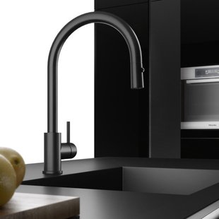 Hotbath Fellow keukenmengkraan met uittrekbare handdouche verouderd ijzer FKM14AI