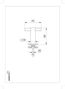 Plieger handdoekhaak voor designradiator chroom ALD001CP
