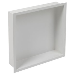 Plieger Inbox inbouwnis met flens 30x30x7.5cm waterproof wit 4330044