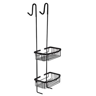 Best Design Rome Steinhof Nero ophangrek doucheregaal mat zwart 4004510