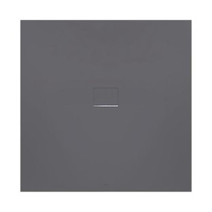 Villeroy & Boch Squaro infinity douchebak 90x90x4cm antraciet udq9090sqi1v-1s Villeroy & Boch Squaro infinity douchebak 90x90x4cm antraciet udq9090sqi1v-1s