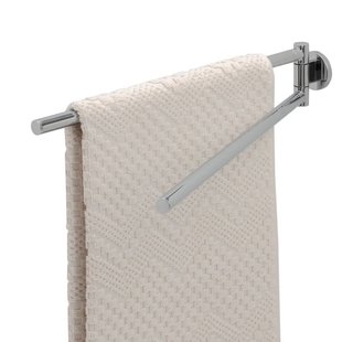 Tiger Noon Handdoekrek - 45cm - dubbel - draaibaar - chroom 1321230346