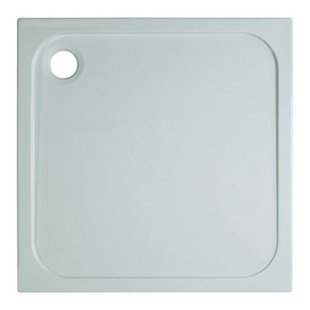Crosswater Shower Tray douchebak 90x90x4.5cm vierkant met antikalkbehandeling afvoer 90mm wit SR000S900 Crosswater Shower Tray douchebak 90x90x4.5cm vierkant met antikalkbehandeling afvoer 90mm wit SR000S900