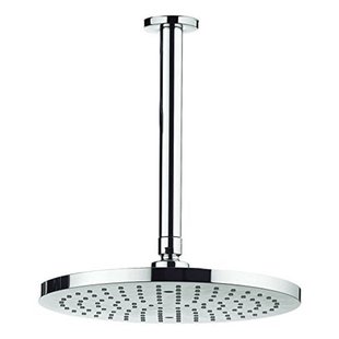 Crosswater Fusion hoofddouche 25cm rond inclusief plafondarm chroom MBFUAF25