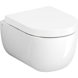 Clou Hammock compact 37x49cm wandclosetpack diepspel rimless Keramiek Glanzend wit CL/04.01080