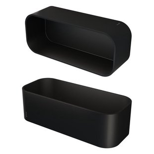 Geesa Frame Douchemand / Planchet 25cm Zwart 918901-06