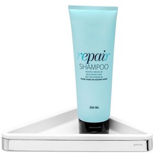 Geesa Frame Hoekplanchet Wit / Chroom 918803-02