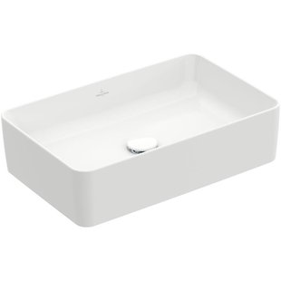 Villeroy & Boch Collaro opzetwastafel - rechthoekig 56x36cm - zonder overloop zonder kraangat wit 4a205601