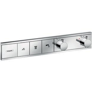 Hansgrohe RainSelect afbouwdeel voor inbouw douchekraan thermostatisch voor 3 functies 52.7x90cm chroom 15381000 Hansgrohe RainSelect afbouwdeel voor inbouw douchekraan thermostatisch voor 3 functies 52.7x90cm chroom 15381000