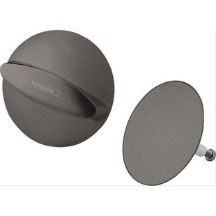Hansgrohe Universeel Flexaplus afbouwdeel v. badafvoer- en overloopcombinatie brushed black chroom 58185340 Hansgrohe Universeel Flexaplus afbouwdeel v. badafvoer- en overloopcombinatie brushed black chroom 58185340