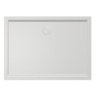 Xenz Mariana douchebak - 110x80x7 - Acryl - wit 6933-01