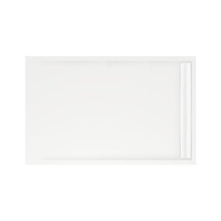 Xenz Easy Tray douchevloer - 140x90x5cm - acryl - zonder gootcover - wit 6947-01