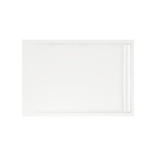Xenz Easy Tray douchevloer - 120x100x5cm - acryl - zonder gootcover - wit 6951-01