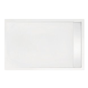 Xenz Easy Tray douchevloer - 110x90x5cm - acryl - zonder gootcover - wit 6954-01