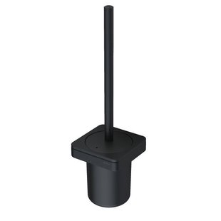 Geesa Frame Toiletborstel met houder Zwart (zwarte borstelkop) 918811-06-06